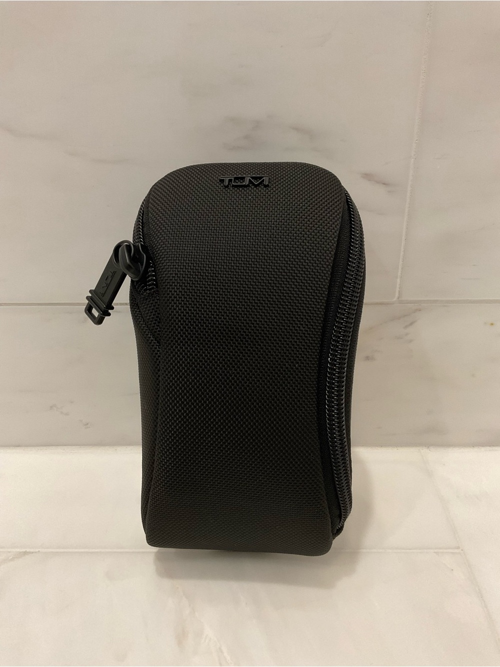 NEW Tumi + 6.25” x 3.25” Hard-side BALLISTIC Modular Accessory Zip Case - BLACK
